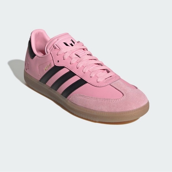 Adidas Samba Messi Pink and Black Sneakers 8m/9w - Picture 4 of 5